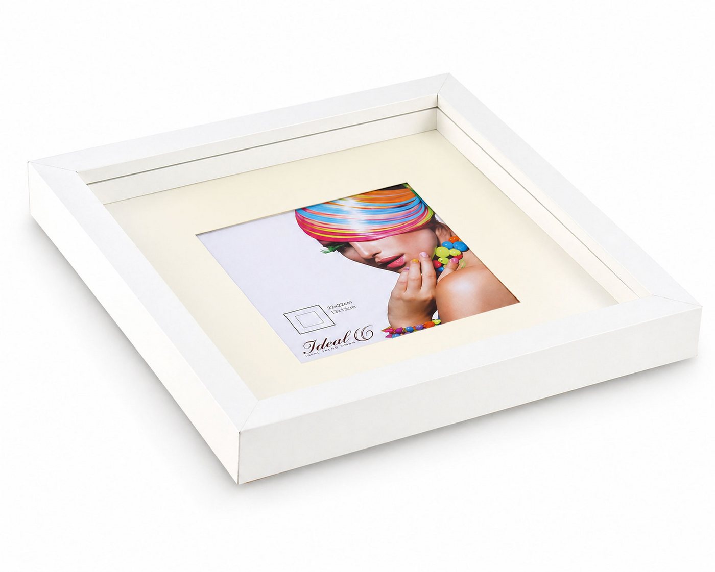 IDEAL TREND Bilderrahmen 3D Objektrahmen Holz Bilderrahmen quadratisch Wanddeko Collage Poster, für 1 Bilder (1 St), Natürliche Holzmaserung sichtbar, leichte F – Bild 5 von 5