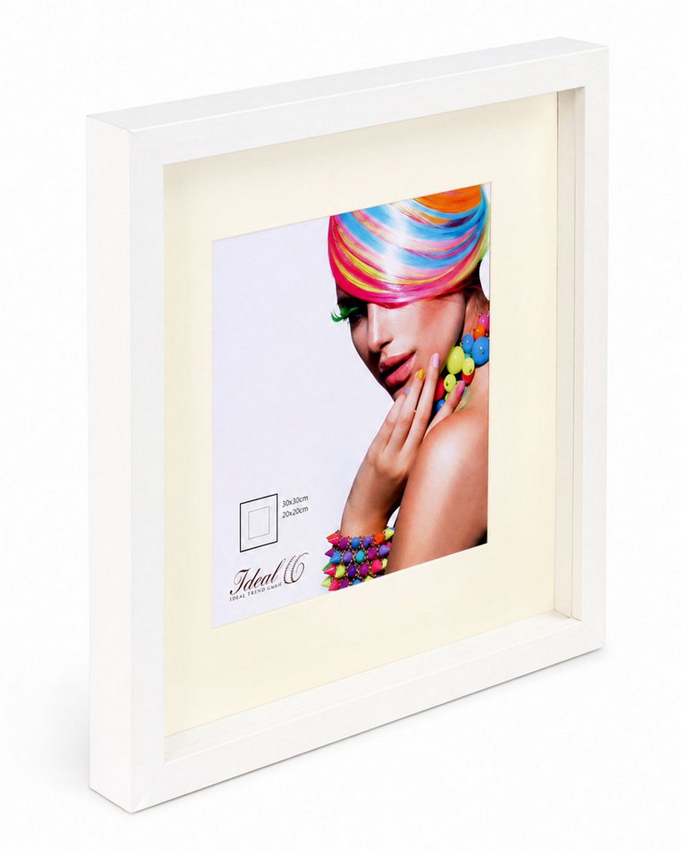 IDEAL TREND Bilderrahmen 3D Objektrahmen Holz Bilderrahmen quadratisch Wanddeko Collage Poster, für 1 Bilder (1 St), Natürliche Holzmaserung sichtbar, leichte F – Bild 5 von 5