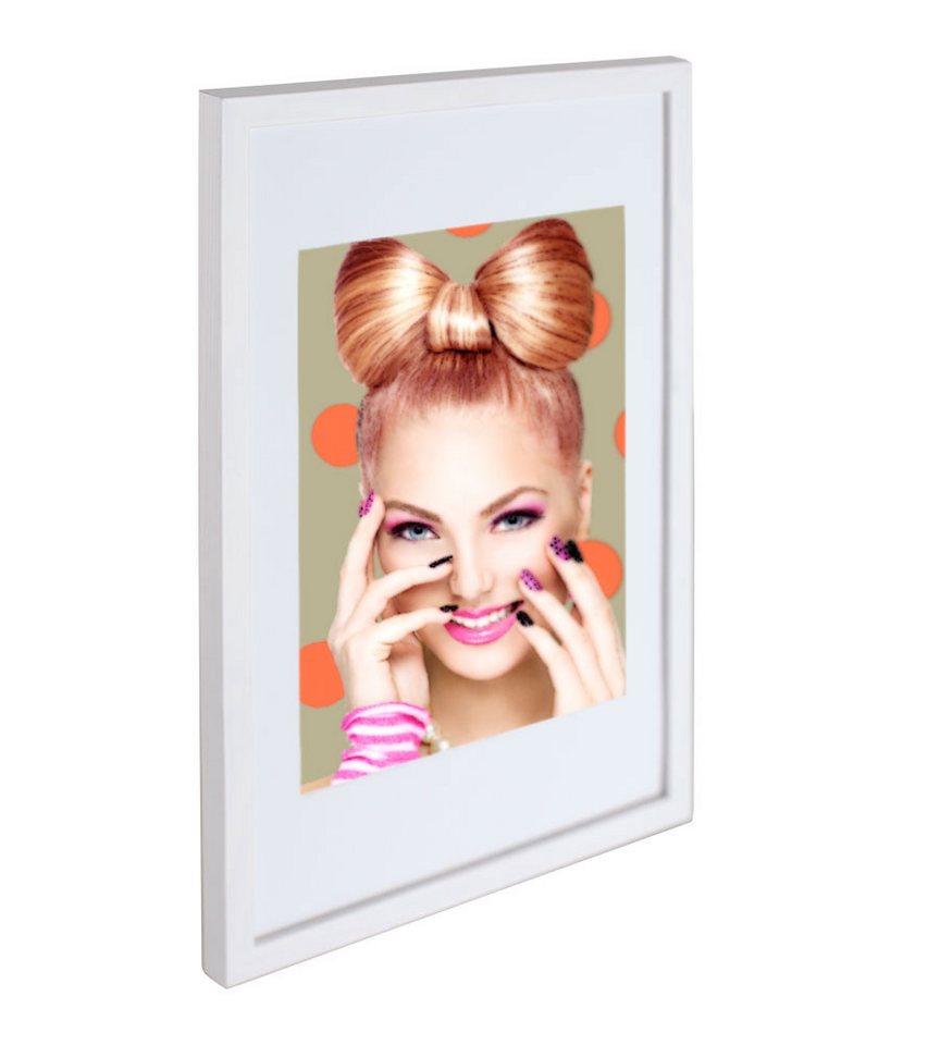 IDEAL TREND Bilderrahmen 3er 5er Set Holz Bilderrahmen Lifestyle Plexi Foto Rahmen Collage Wand, für 3 Bilder (3 St), Holz Bilderrahmen mit Papiereinleger und K – Bild 2 von 5