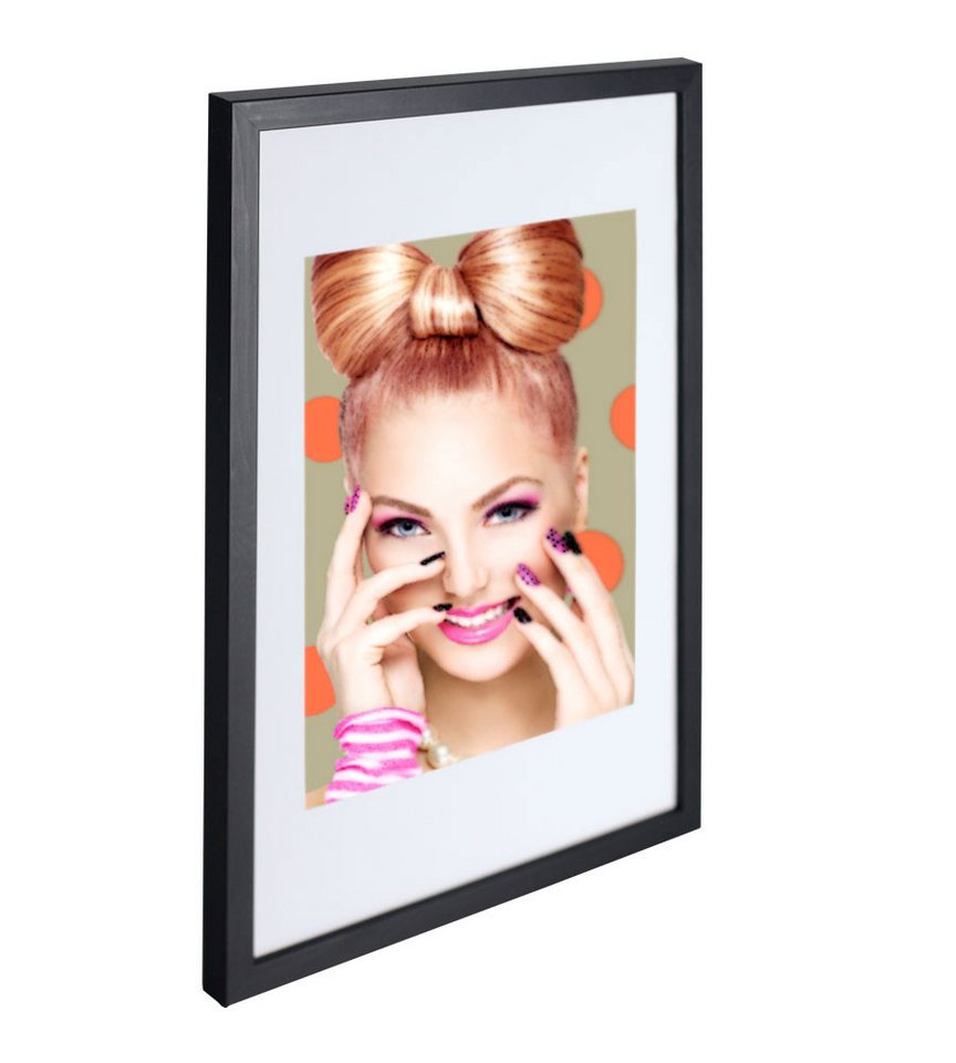 IDEAL TREND Bilderrahmen 3er 5er Set Holz Bilderrahmen Lifestyle Plexi Foto Rahmen Collage Wand, für 3 Bilder (3 St), Holz Bilderrahmen mit Papiereinleger und K – Bild 4 von 5