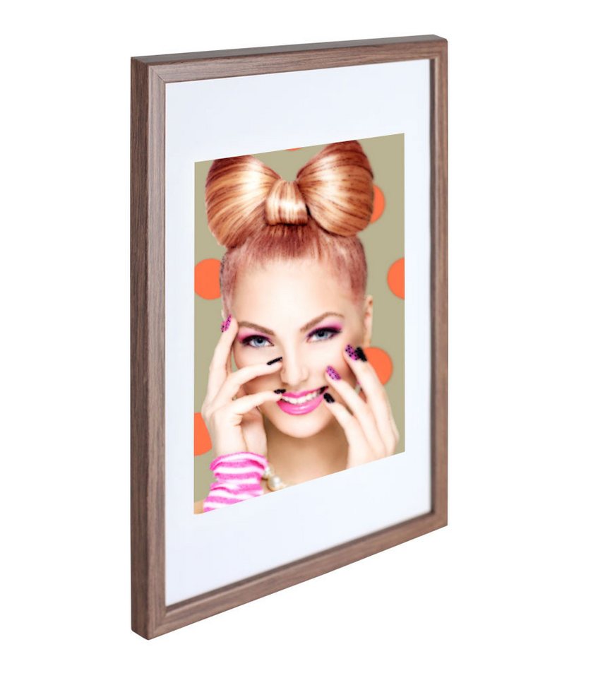 IDEAL TREND Bilderrahmen 3er 5er Set Holz Bilderrahmen Lifestyle Plexi Foto Rahmen Collage Wand, für 3 Bilder (3 St), Holz Bilderrahmen mit Papiereinleger und K – Bild 4 von 5