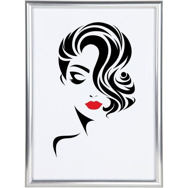 IDEAL TREND Bilderrahmen Classic Leichter Kunststoffbilderrahmen mit Acrylglas Schutz ohne Komp
