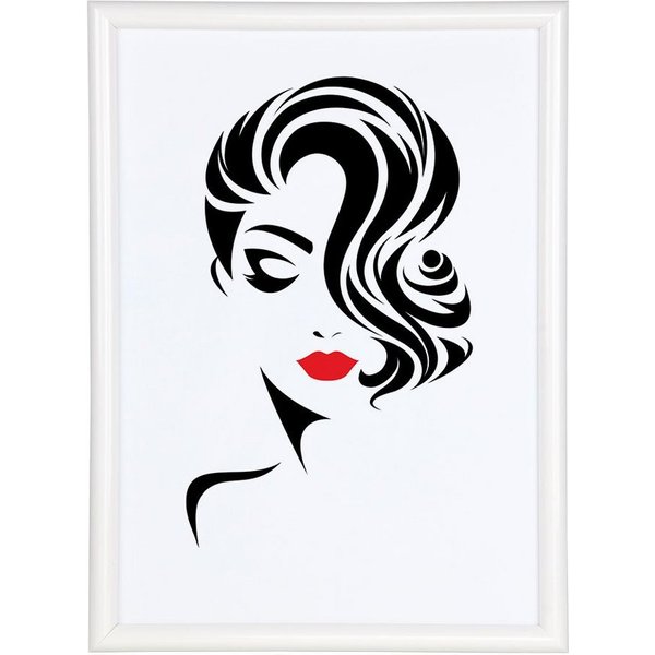 IDEAL TREND Bilderrahmen Classic Leichter Kunststoffbilderrahmen mit Acrylglas Schutz ohne Komp