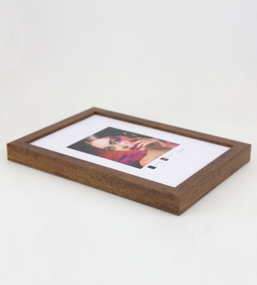 IDEAL TREND Bilderrahmen Holz Bilderrahmen Lifestyle Plexi Foto Rahmen Collage Wanddeko Poster, für 1 Bilder (1 St), Holz Bilderrahmen mit Papiereinleger und Ku – Bild 4 von 5