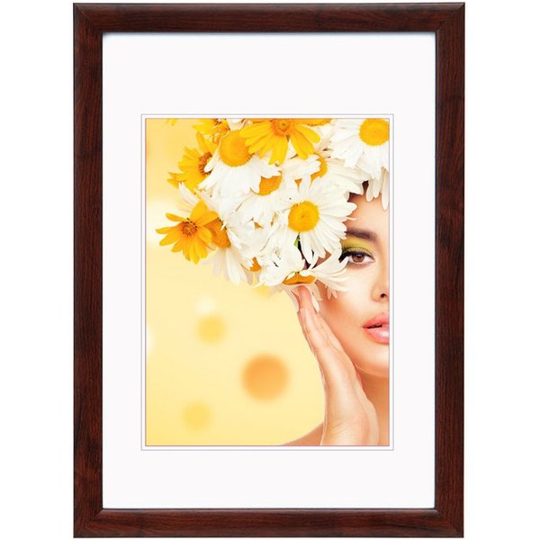 IDEAL TREND Bilderrahmen Kunststoffrahmen mit Klarglas Bilderrahmen PS-1 Frame Foto Collage Por