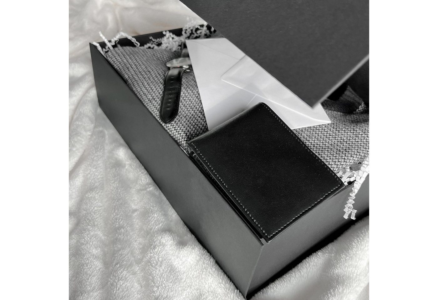 ideas in Boxes Geschenkbox Happy Birthday Geschenkkarton, Premium Magnetbox, Geschenkverpackung für Geburtstag mit Schriftzug – Bild 3 von 3