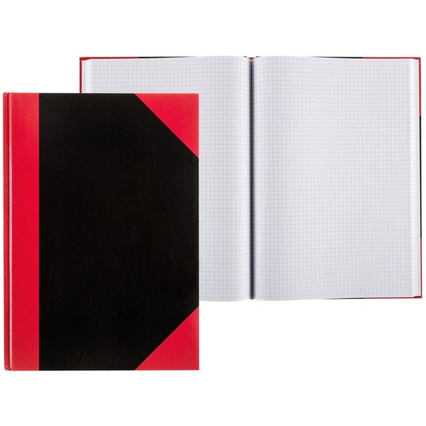 Idena Notizbuch Notizbuch - kariert, DIN A5, Hardcover, 70 g/m²