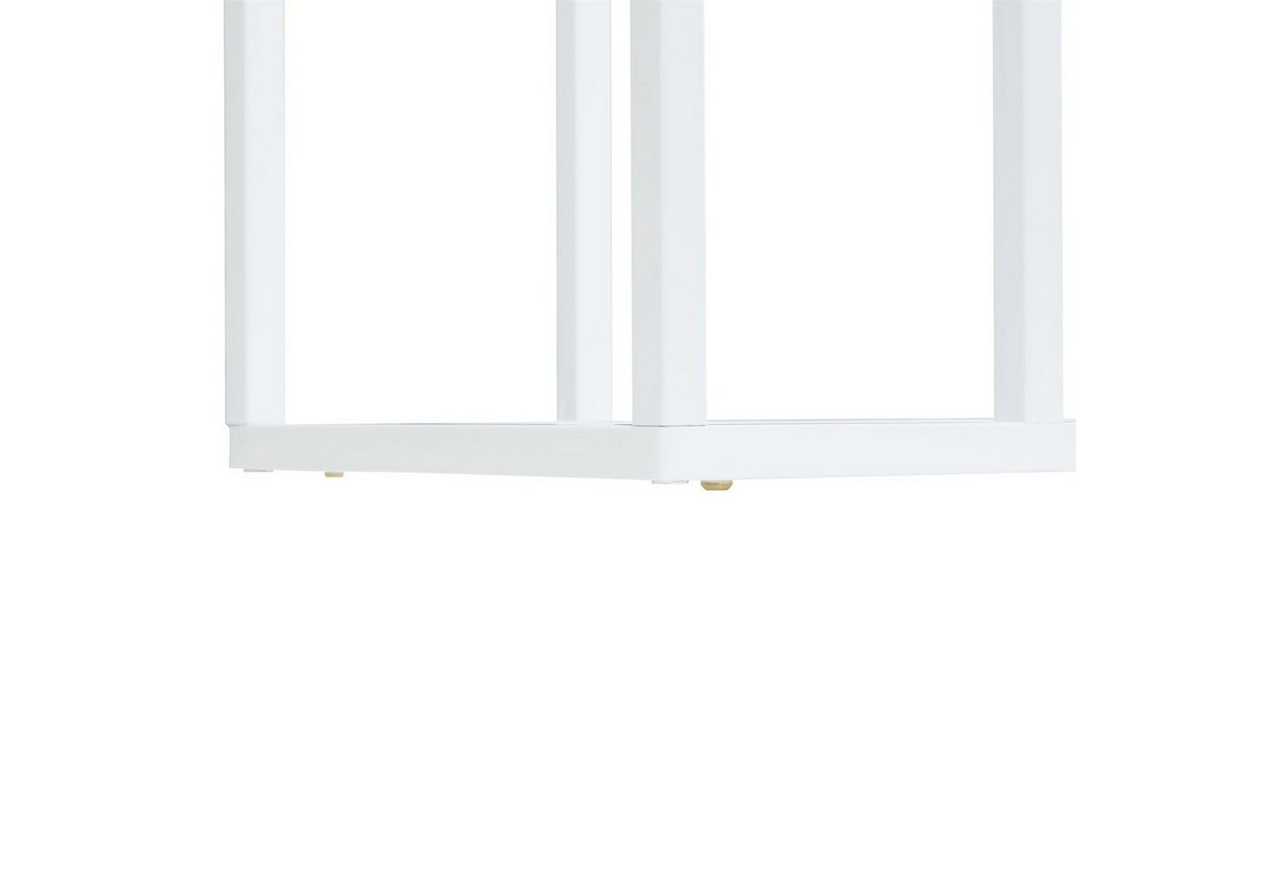 IDIMEX Beistelltisch DEBORA, Couchtisch mit Metallgestell aus MDF-Platte Sofatisch Eiche/Weiß – Bild 5 von 5