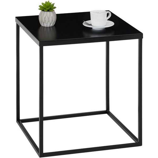 IDIMEX Beistelltisch HILAR, Beistelltisch Sofatisch 40x40 Couchtisch Ablagetisch Tischplatte Metal