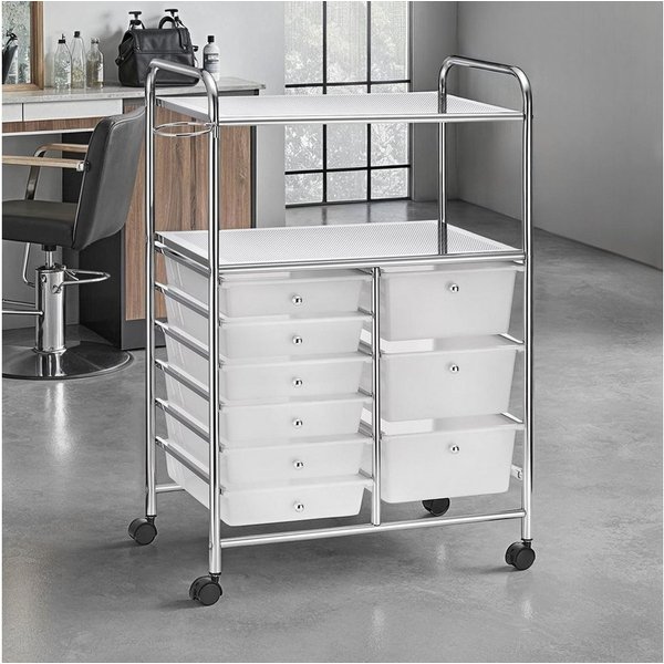 IDIMEX Beistellwagen MARITA, Rollwagen Kosmetik Badregal Beistellwagen Friseurwagen Rollcontainer 9