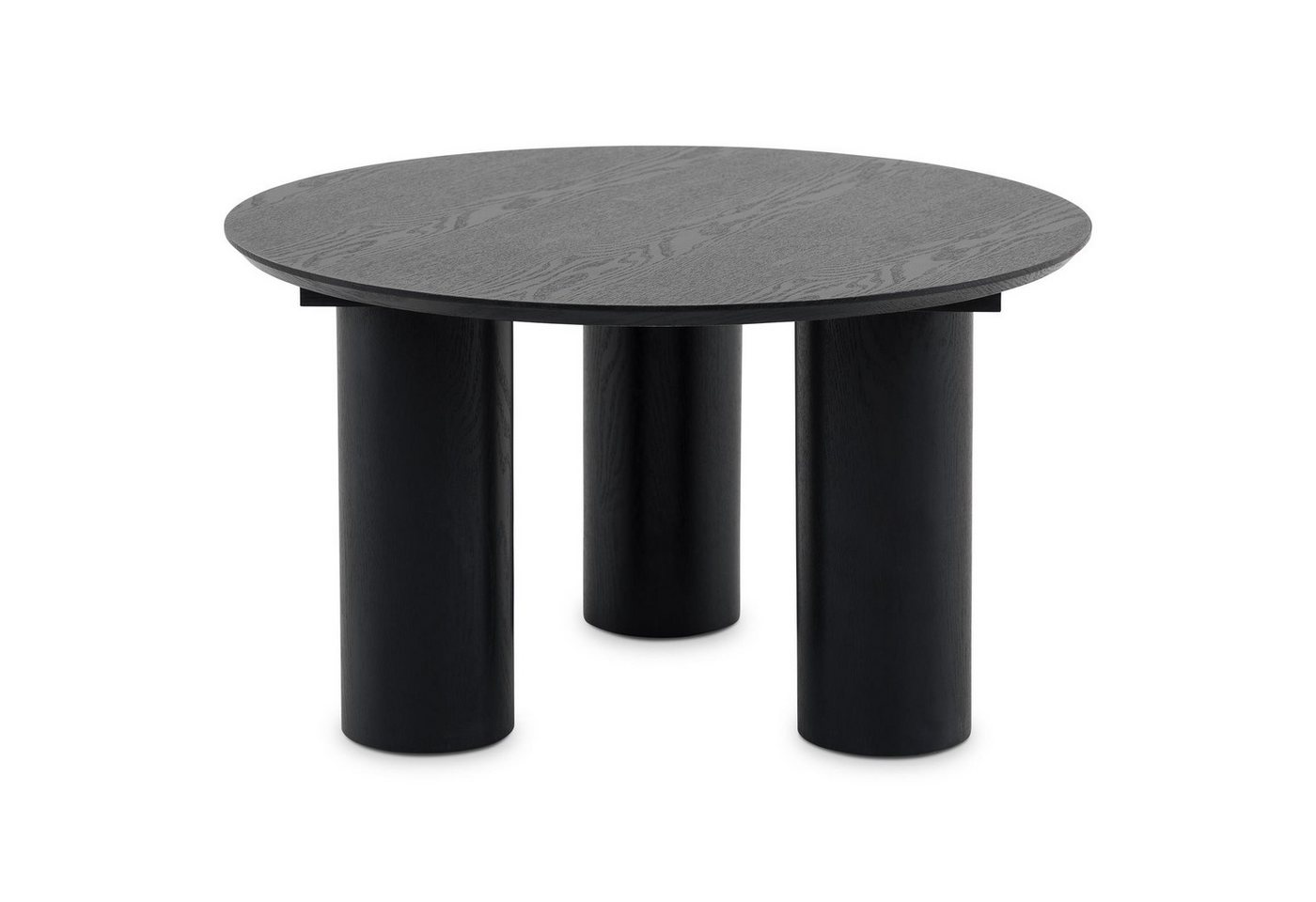 IDIMEX Couchtisch ESTER, Beistelltisch 70 cm mit zylinderförmigen Standfüßen Schwarz – Bild 3 von 5