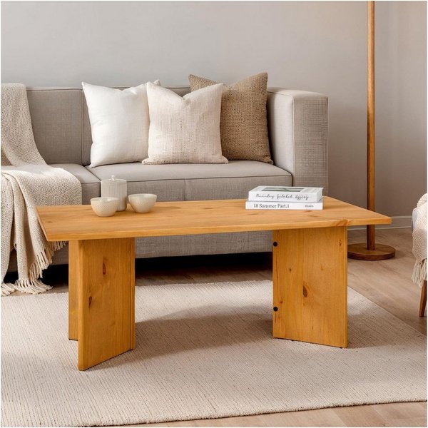 IDIMEX Couchtisch MESA, moderner Wohnzimmer Tisch aus Massivholz, Sofatisch 110x60 cm gebeizt