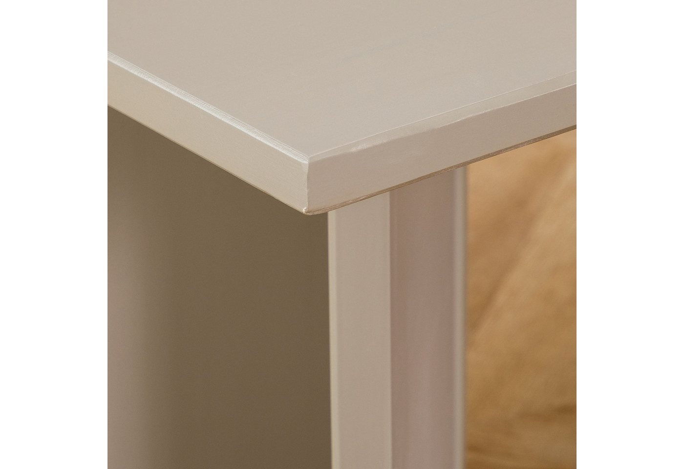 IDIMEX Couchtisch MESA, moderner Wohnzimmer Tisch aus Massivholz, Sofatisch 110x60 cm grau – Bild 4 von 5