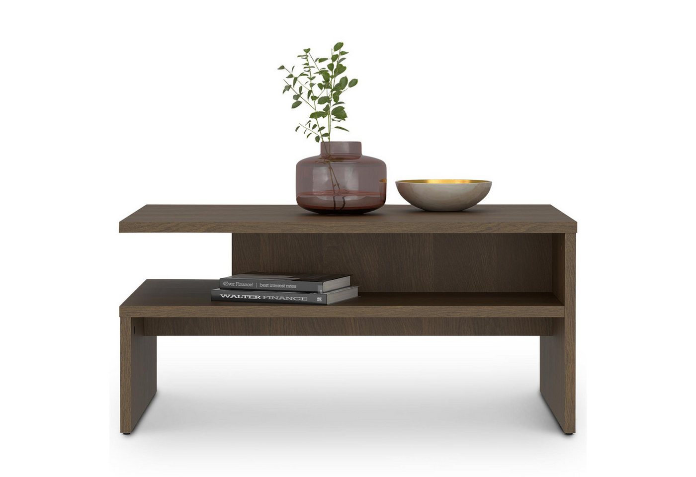 IDIMEX Couchtisch PAULINA, Beistelltisch 90x60 cm mit Ablagefläche und offenes Fach Dunin EIche – Bild 4 von 5