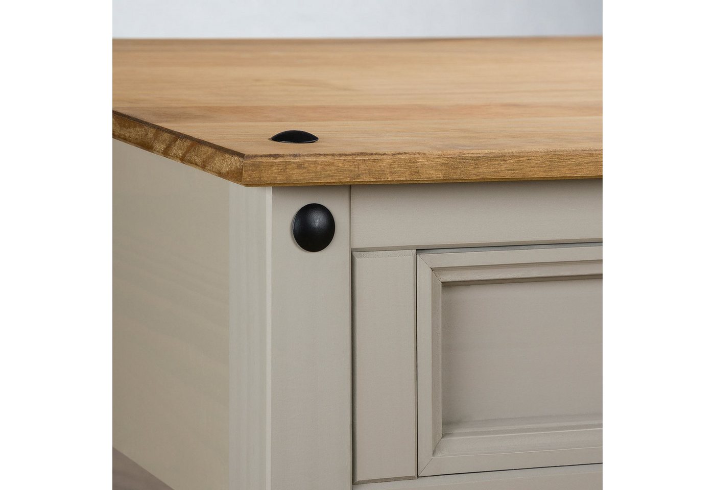 IDIMEX Couchtisch RAMON, Couchtisch aus Holz mit Stauraum Wohnzimmertisch grau/braun – Bild 4 von 5
