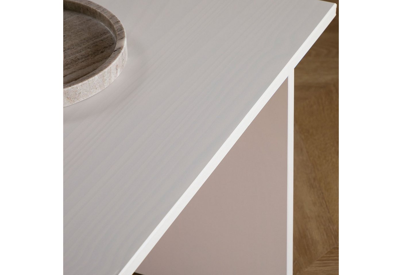 IDIMEX Couchtisch SALTO, Wohnzimmertisch aus Kiefer Massivholz, rechteckig, Sofatisch weiß – Bild 4 von 5