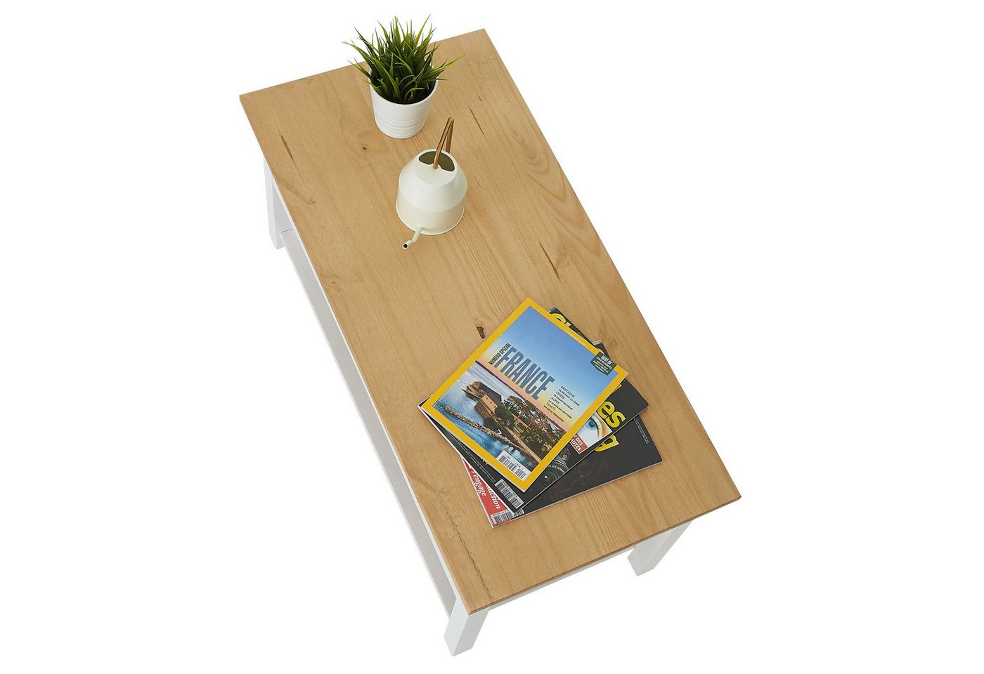 IDIMEX Couchtisch TEQUILA, Couchtisch Beistelltisch Wohnzimmertisch Sofatisch mit 2 Schubladen – Bild 4 von 5