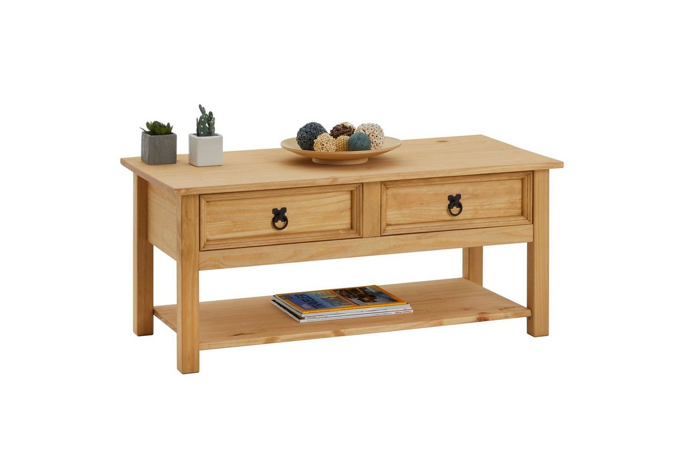 IDIMEX Couchtisch TEQUILA, Couchtisch Beistelltisch Wohnzimmertisch Sofatisch mit 2 Schubladen – Bild 2 von 5