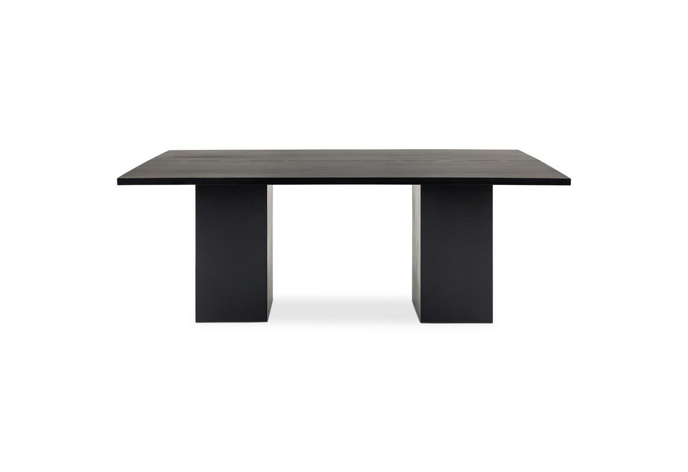 IDIMEX Esstisch MAHO, Esszimmertisch 200x100 cm aus massivem Mangoholz Schwarz – Bild 4 von 5