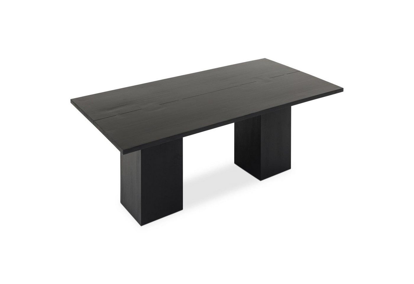 IDIMEX Esstisch MAHO, Esszimmertisch 200x100 cm aus massivem Mangoholz Schwarz – Bild 5 von 5