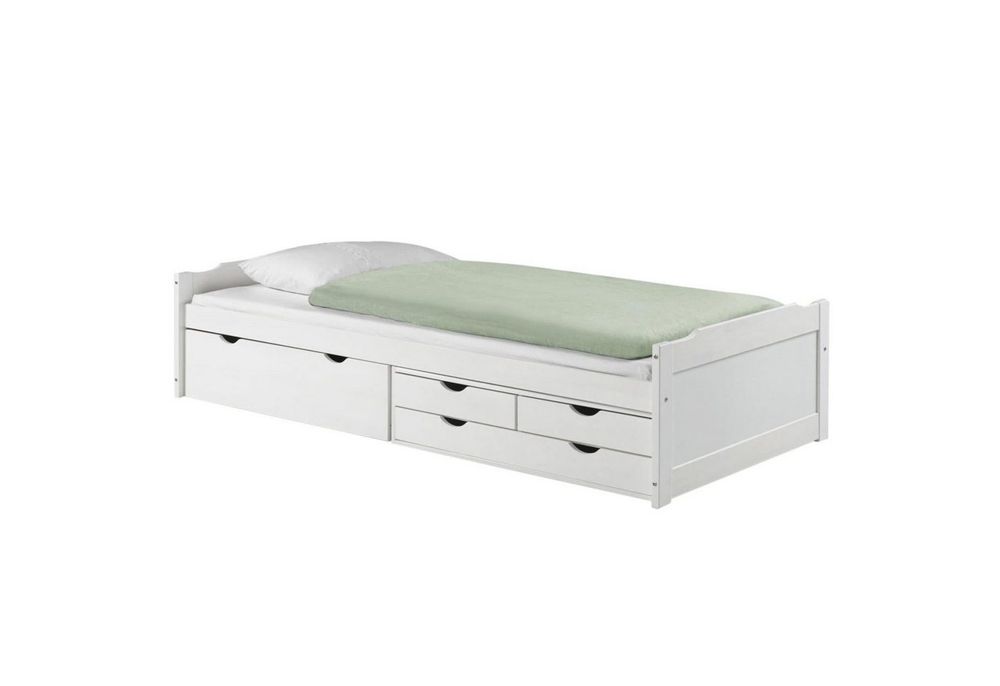 IDIMEX Funktionsbett ANDREA, Bett mit Stauraum Kinderbett Gästebett 4 Schubladen Bett 90x200 cm – Bild 3 von 4