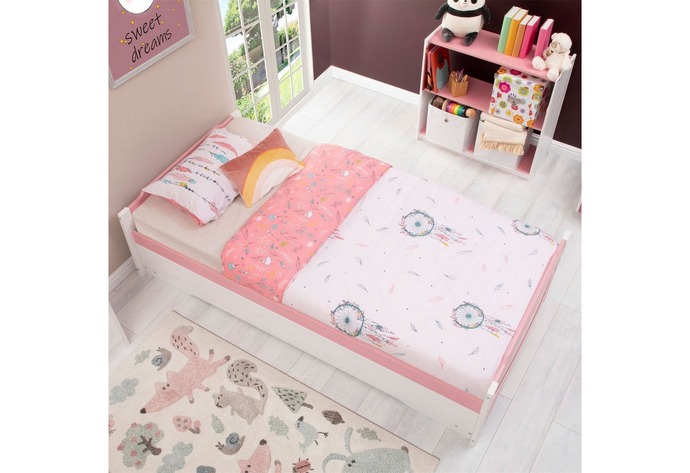 IDIMEX Funktionsbett LORENA, Ausziehbett Tagesbett Jugendbett 90x190 cm – Bild 3 von 5