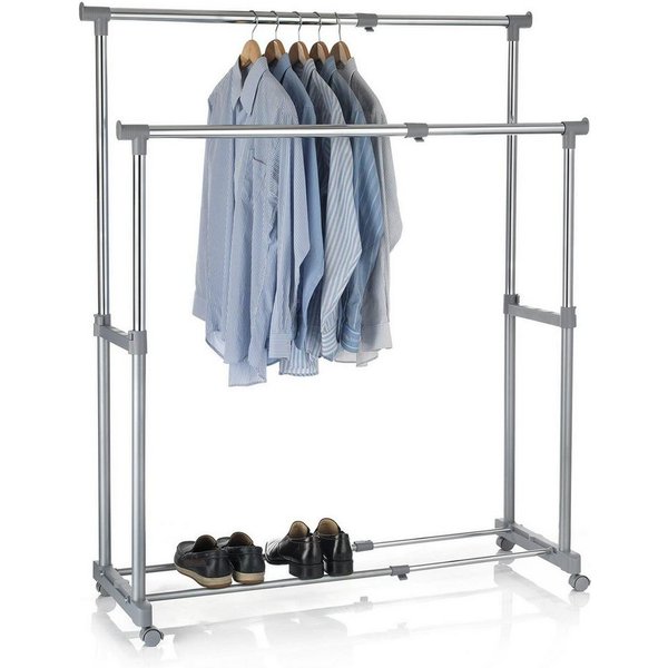 IDIMEX Garderobenständer CASA, Rollgarderobe Garderobenständer Kleiderständer Kleiderwagen Kleidersta