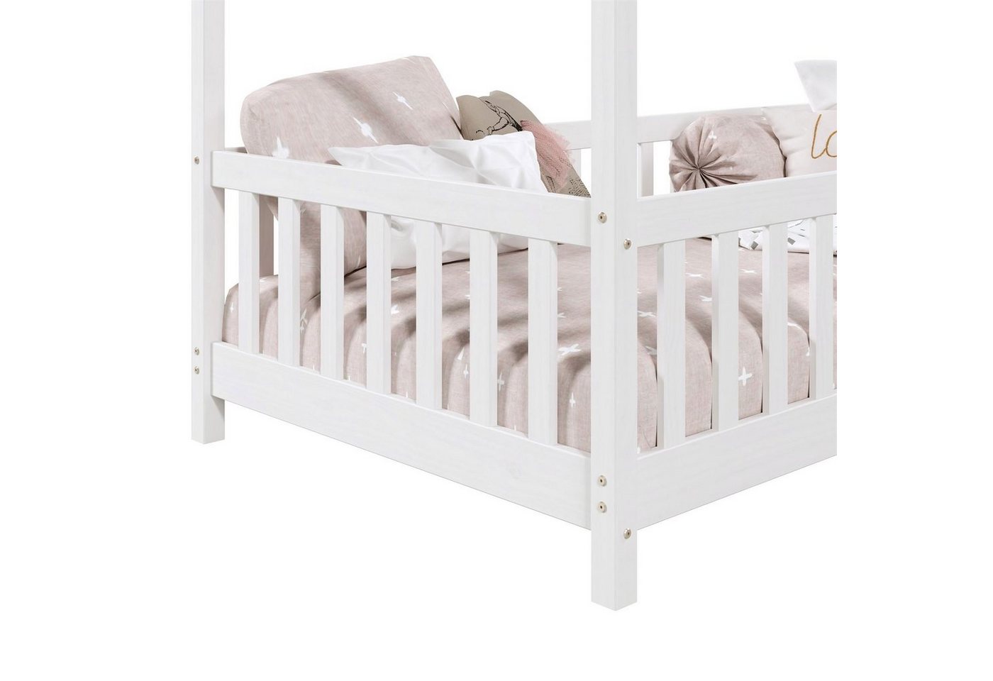 IDIMEX Hausbett LISAN, Hausbett Tipibett Kinderbett Montessori Bett massive Kiefer 90 x 200 – Bild 5 von 5