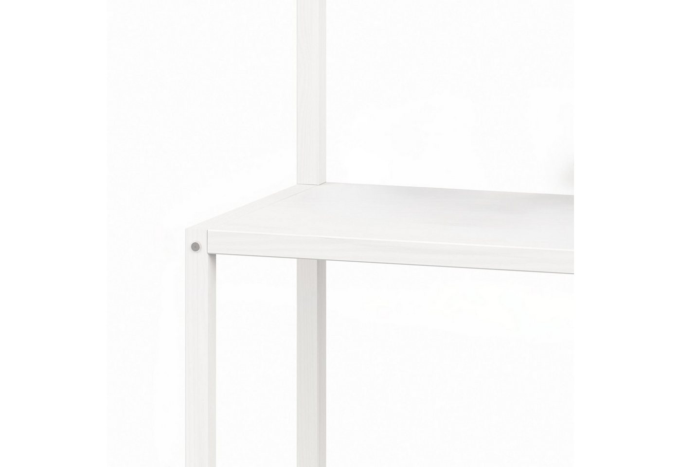 IDIMEX Kinderschreibtisch NIVIA, Kinderzimmer Schreibtisch mit Regal Hausdesign, Lerntisch weiß – Bild 5 von 5