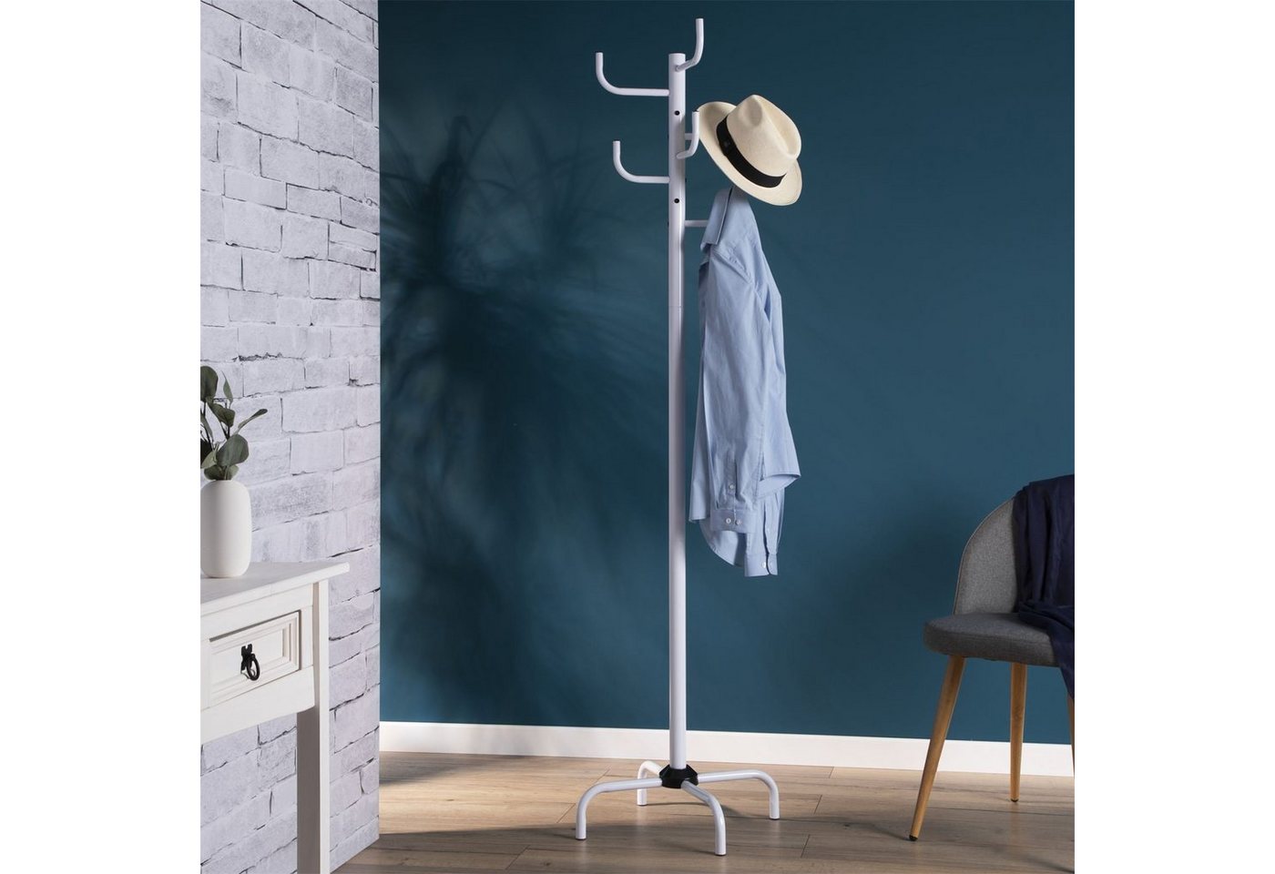 IDIMEX Kleiderständer KAKTUS, Kleiderständer Garderobenständer Standgarderobe Garderobe Metall mit 8 – Bild 5 von 5
