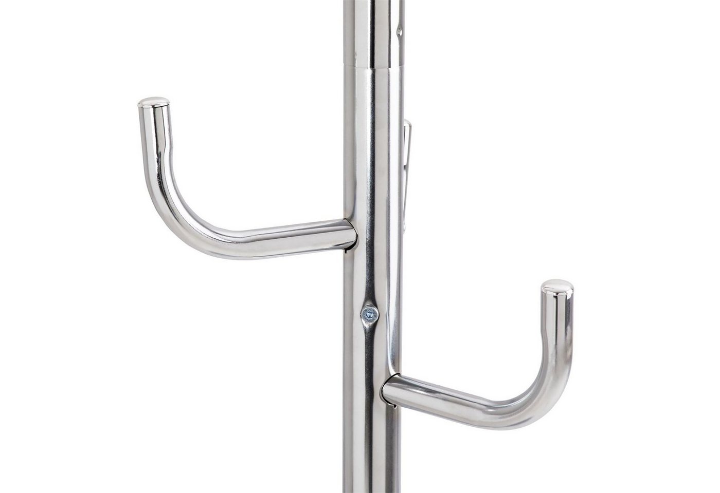 IDIMEX Kleiderständer MILA, Kleiderständer Standgarderobe Kleiderhaken in schwarz grau oder weiss – Bild 4 von 5