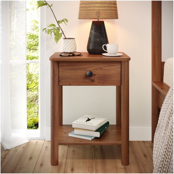 IDIMEX Nachtkommode APOANA, Nachttisch Nachtschrank modern Holz Nachtkommode skandinavisch