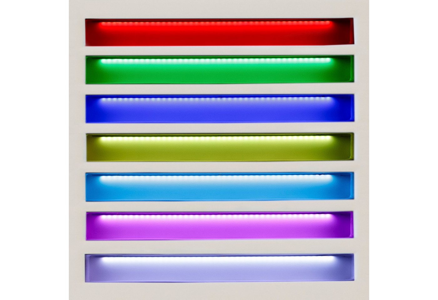 IDIMEX Polsterbett LASHIO, Bett 120x200 cm mit LED Beleuchtung im Kopfteil Stoffbezug Samt creme – Bild 5 von 5