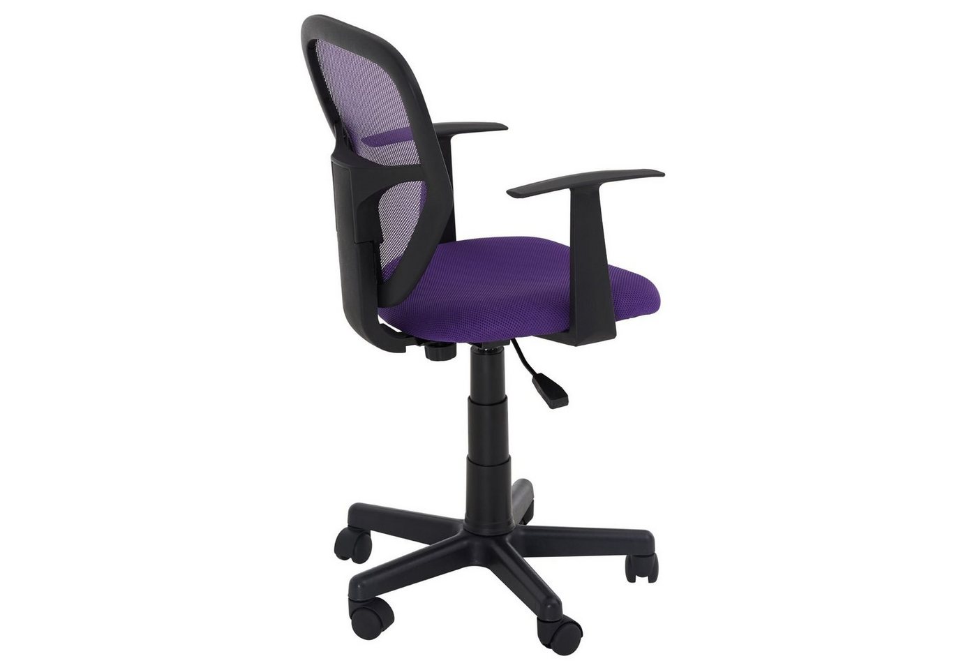 IDIMEX Schreibtischstuhl STUDIO, für Kinder, ergonomisch geformt, höhenverstellbar mit Armlehnen Lila – Bild 5 von 5