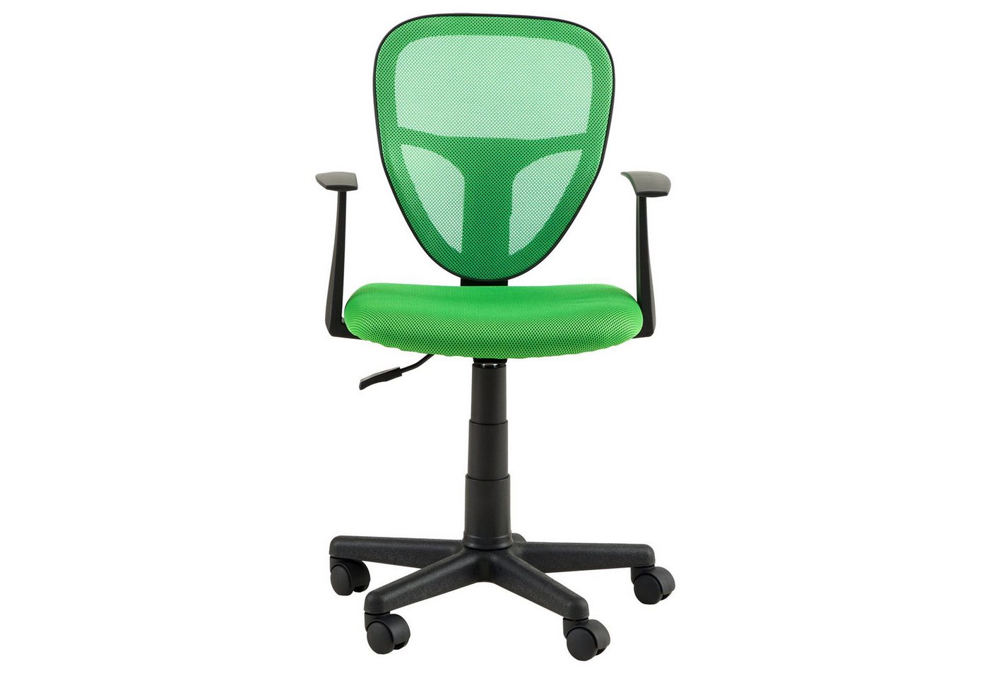 IDIMEX Schreibtischstuhl STUDIO, für Kinder, ergonomisch, höhenverstellbar mit Armlehnen Dunkelgrün – Bild 3 von 5