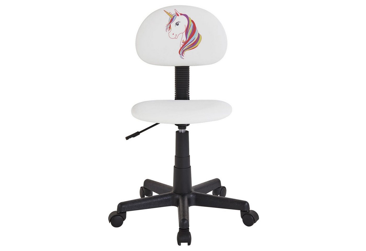 IDIMEX Schreibtischstuhl UNICORN, Kinder Schreibtischstuhl höhenverstellbar Bürostuhl Drehstuhl Einhorn – Bild 4 von 5