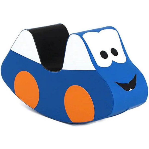 IGLUSoftplay IGLU Soft Play Softbausteine - Schaukelpferd Auto aus Schaumstoff Spielbausteine