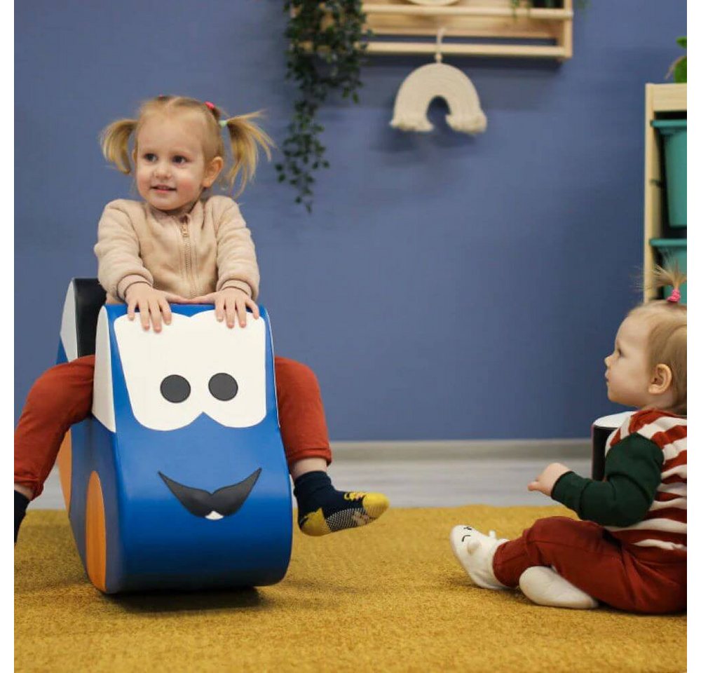 IGLUSoftplay IGLU Soft Play Softbausteine - Schaukelpferd Auto aus Schaumstoff Spielbausteine – Bild 3 von 5