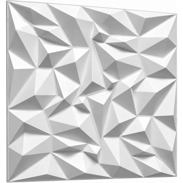 IKHEMalarka 3D Wandpaneel 3D Paneele PVC Kunststoffpaneele, BxL: 50,00x50,00 cm, 0,25 qm, (1 Stück, 3D Wandpaneele Deckenpaneele) hochwertige & harte PVC 3D Pla
