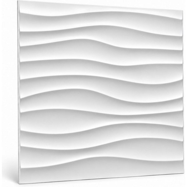 IKHEMalarka 3D Wandpaneel 3D Paneele PVC Kunststoffpaneele, BxL: 50,00x50,00 cm, 0,25 qm, (1 Stück, 3D Wandpaneele Deckenpaneele) hochwertige & harte PVC 3D Pla