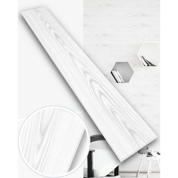 IKHEMalarka 3D Wandpaneel aus Polystyrol Styropor XPS 20qm / 120 Stück, BxL: 16,70x100,00 cm, Holzoptik Marmor Imitat Paneelen Wand Decken