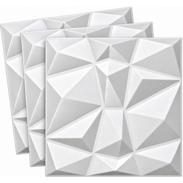 IKHEMalarka 3D Wandpaneel aus Polystyrol Styropor XPS 4m²/16 Stück, BxL: 50,00x50,00 cm, 0,25 qm, (16-tlg) 3D Paneelen für Decke oder Wand