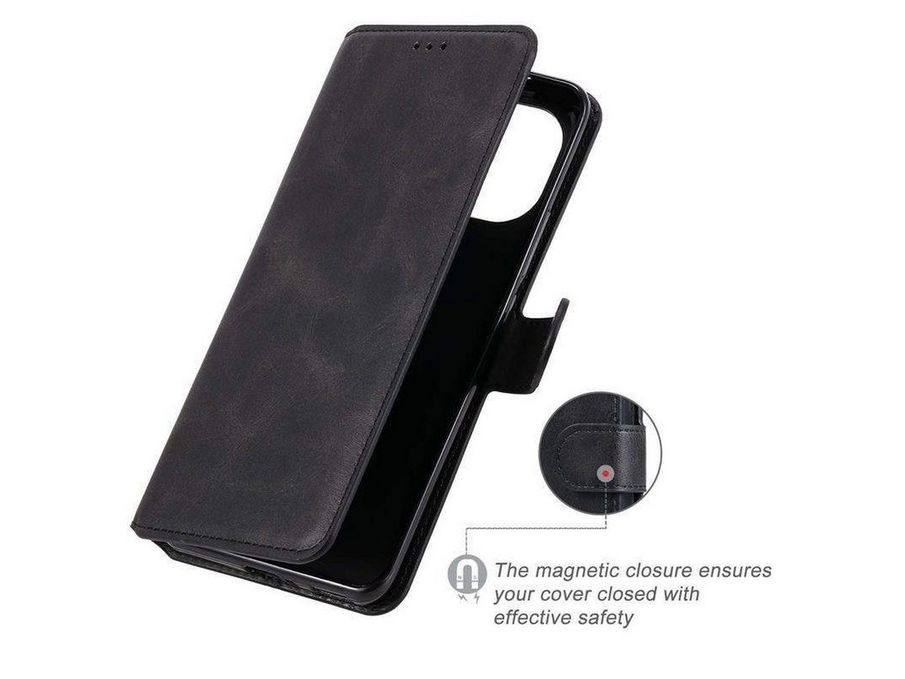 IKHEMalarka Handyhülle fur Apple iPhone 12,13,14,15 Schutzhülle Handy Tasche, Premium Leder – Bild 5 von 5