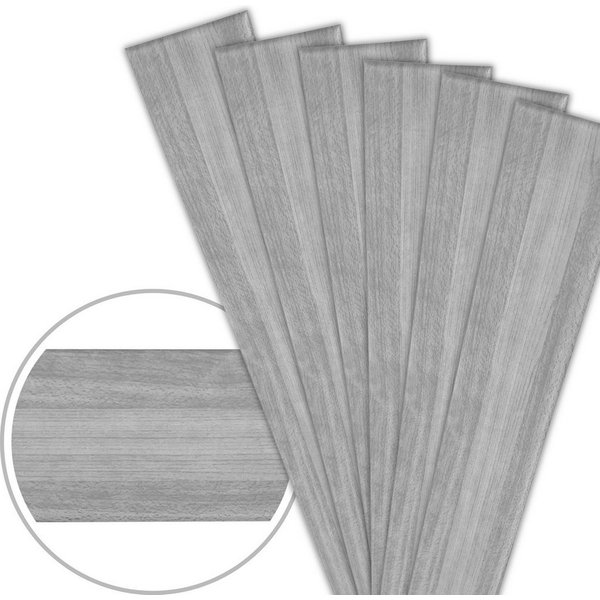 IKHEMalarka Wandpaneel Deckenpaneele Styropor Polystyrol XPS Decke Wand, BxL: 16,7x100 cm, 0,16 qm, (0.167m², 1-tlg., 1 Stück = 100x16,7cm x 3mm Materialstärke)