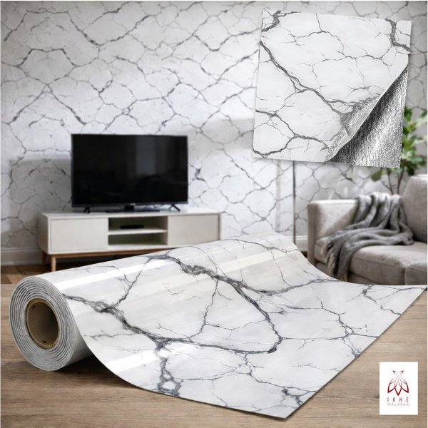IKHEMalarka Wandpaneel Selbstklebende Flexible Schaum-Wandverkleidung 1,8 m², BxL: 60x300 cm, 1,8 qm, (1 Rolle = 1,8 m², 300x60cm) Schall- und wärmeisolierend, 
