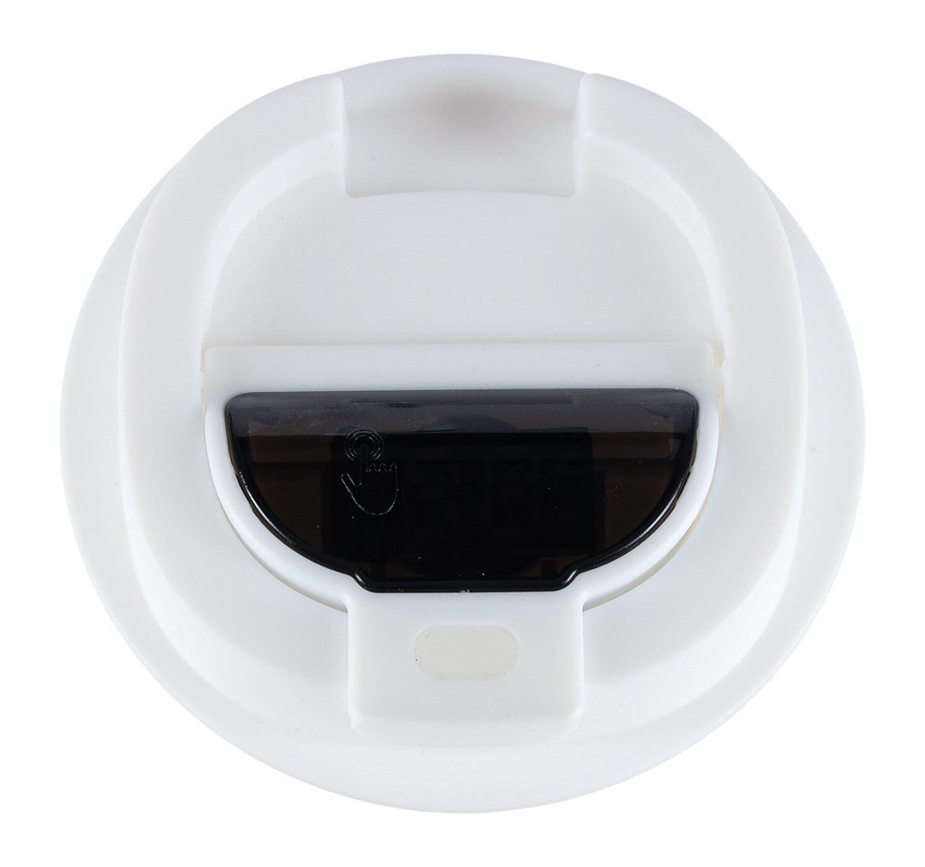 Ikonka Thermobecher Smart Thermobecher mit LED-Temperaturanzeige 500 ml – Schwarz / Weiß, LED-Temperaturanzeige im Deckel Doppelwandige Vakuumisolierung – Bild 3 von 5
