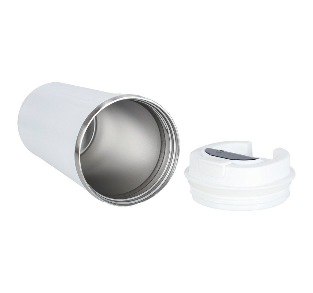 Ikonka Thermobecher Smart Thermobecher mit LED-Temperaturanzeige 500 ml – Schwarz / Weiß, LED-Temperaturanzeige im Deckel Doppelwandige Vakuumisolierung – Bild 4 von 5