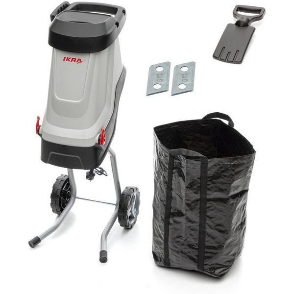 ikra GmbH Häcksler IMH 2800, 4,5 cm max. Astdurchmesser, (mit Ersatzmesser), 2.800 Watt, Messerhäcksler