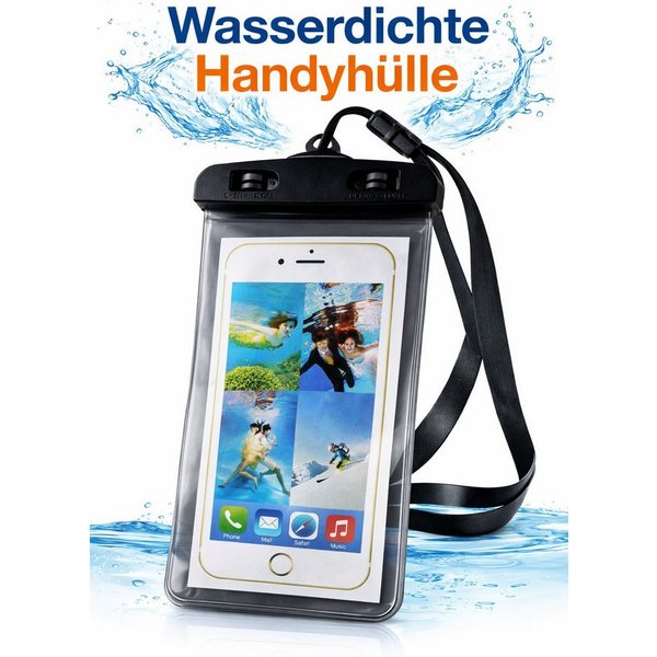 Illes-Laedchen Handyhülle wasserdichte Handyhülle Smartphone Schutzbeutel Handytasche, Universal - IPX8 - 7 Farben zur Auswahl - bis 6,7 Zoll Smartphonegröße