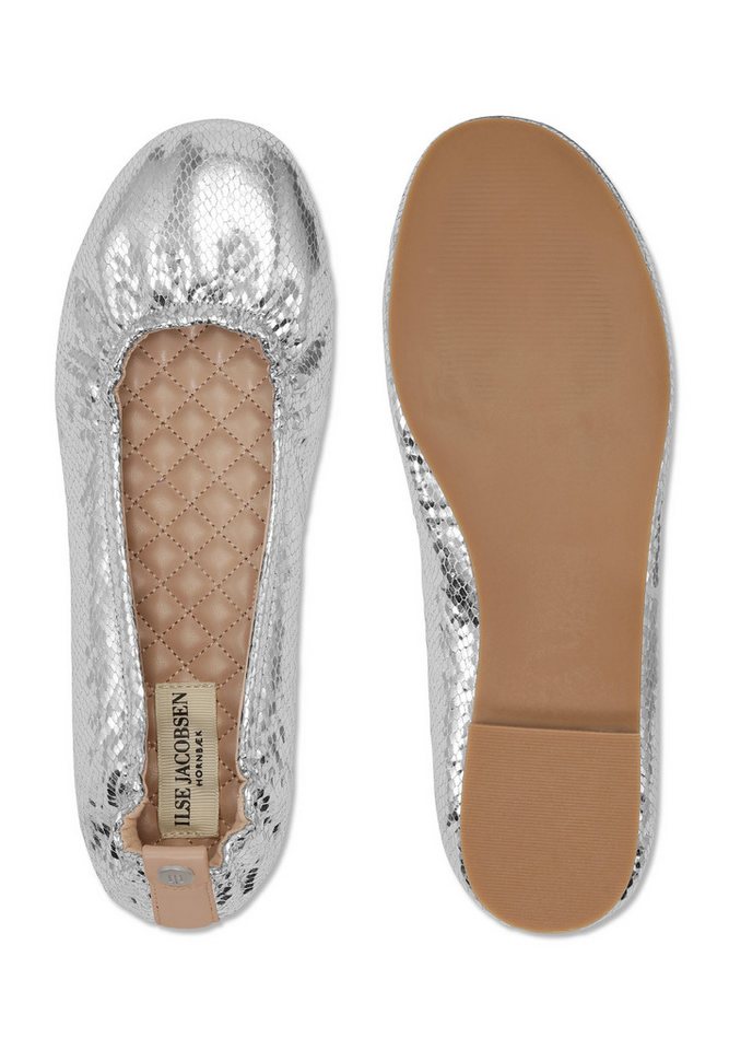 Ilse Jacobsen PANORA01 Ballerina Ballerina, flexibel, PU metallic, TPR-Sohle, modern, bequem – Bild 3 von 5